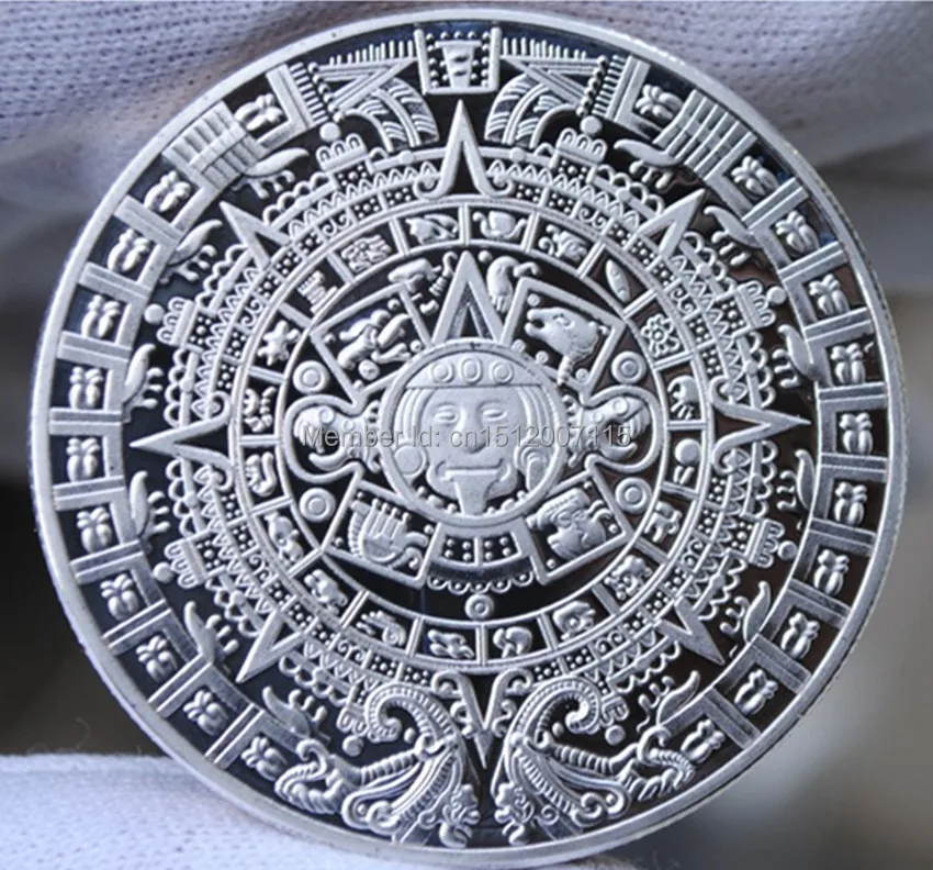 Buy 2pcs/lot, Mayan Aztec long count calendar religion