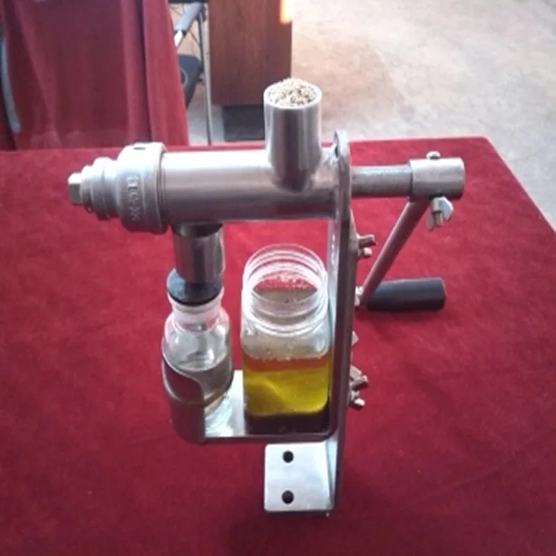 Food Grade Stainess Steel Manual Oil Press Machine Oil Expellerin