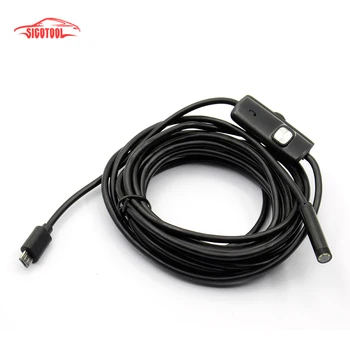

Android Phone Inspection Camera 1M 2M 3.5M 5M 7MM lens Endoscope inspection Pipe IP68 Waterproof 480P HD micro USB Snake Camera