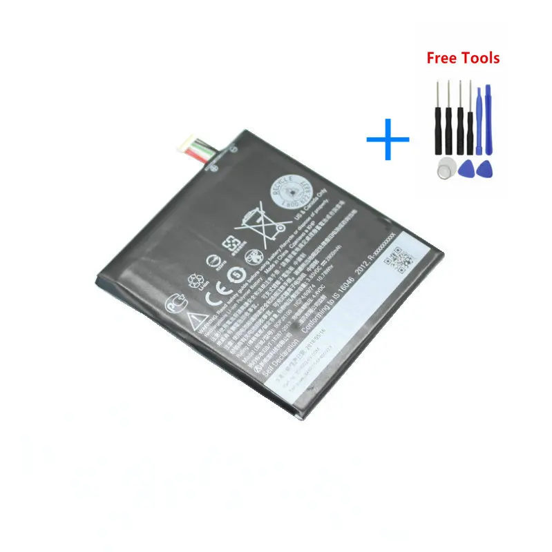 

1x 2800mAh 3.85VDC BOPJX100 (728 version) Replacement Battery For HTC Desire 728 Dual SIM 728 LTE 728G + Repair Tools Kit