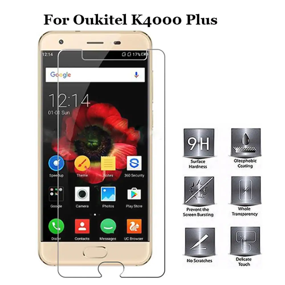 Для Oukitel K4000 Plus 5 0 &quotзакаленное стекло 9H 2.5D Премиум Защитная пленка для экрана