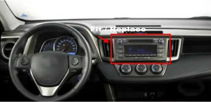 Discount Liislee For Toyota RAV4 RAV 4 2013~2014 Car GPS Navi Navigation System Radio TV DVD iPod BT USB AUX HD Screen Multimedia System 1