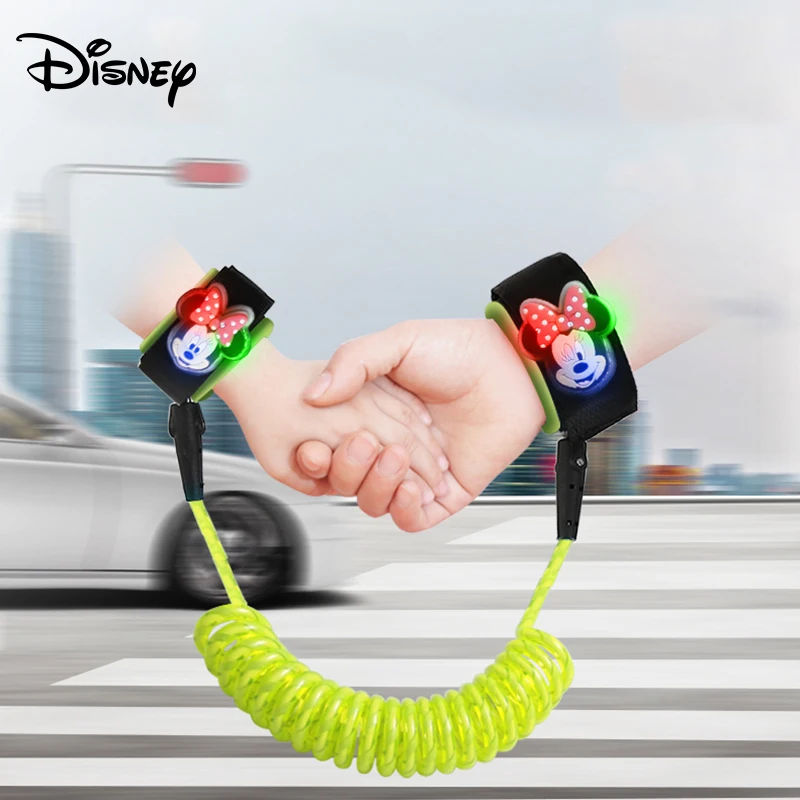 Disney Детская безопасность замок детские анти потерянный соединитель на запястье жгут ремень поводок Прогулки ручной ремень Группа Браслет для малышей