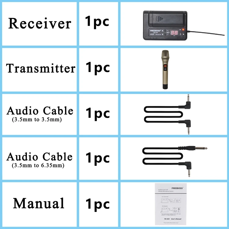 FB-U03  42  Wireless Microphones