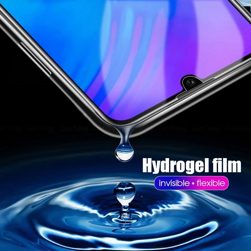 9D мягкая Гидрогелевая пленка для huawei Y6 Y7 Pro Prime P Smart Защита экрана для Honor 7C 10 Lite 8X 8A ультра тонкая HD без стекла