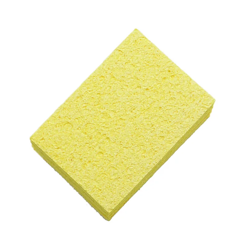 5/10Pcs Yellow Cleaning Sponge Cleaner for Enduring Electric Welding Soldering Iron hot air soldering