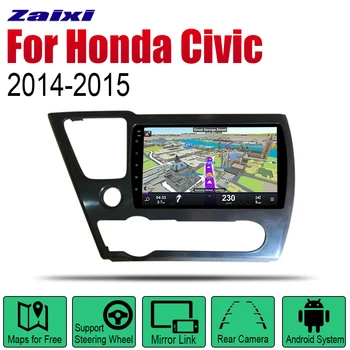 

Auto Radio 2 Din Android Car Player For Honda Civic 2014 2015 GPS Navigation BT Wifi Map Multimedia system Stereo