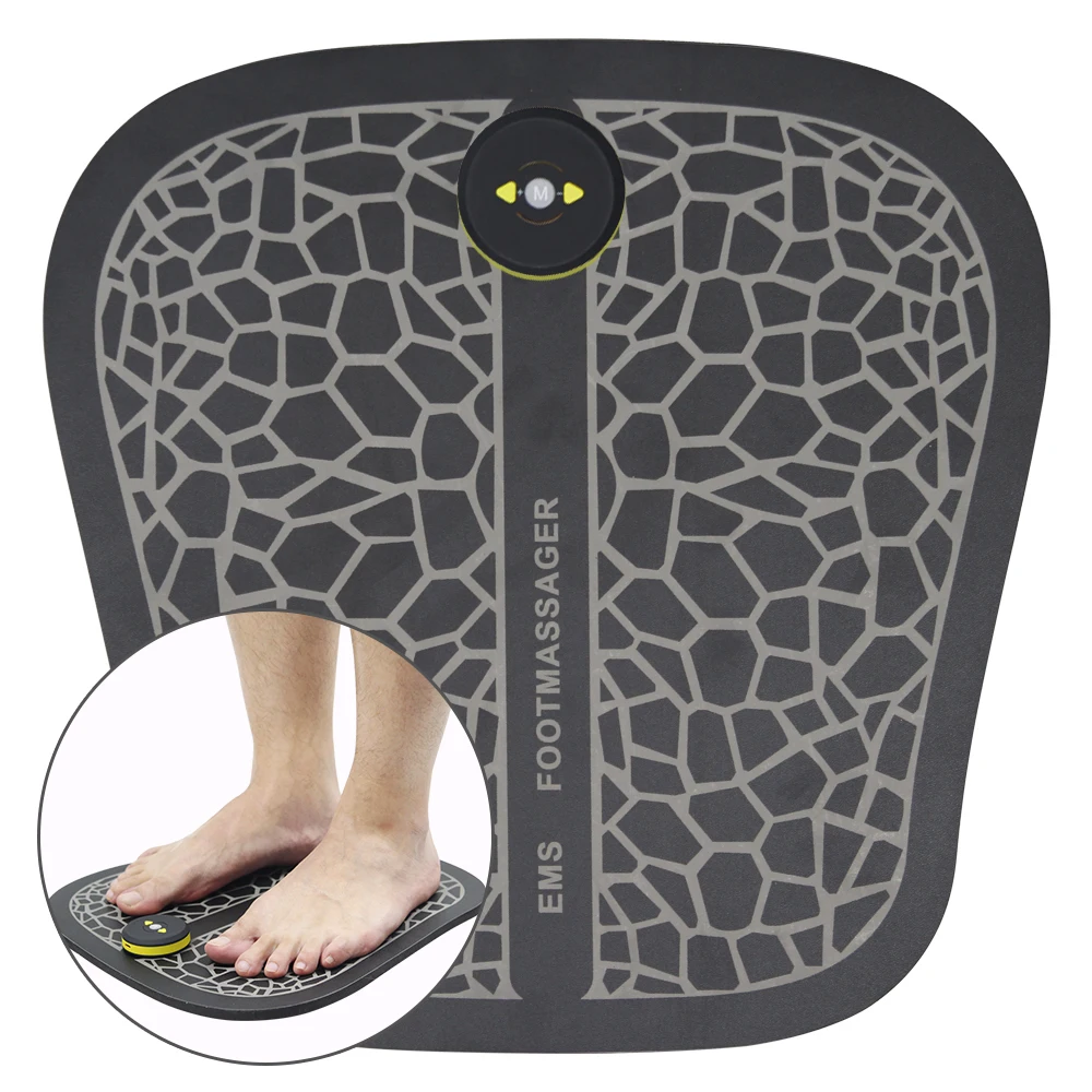 Electric EMS Foot Massager Feet Muscle Stimulator Massager Tens Physiotherapy ABS Muscle Stimulator USB Rechargeable Pink Black Electric EMS Foot Massager Feet Muscle Stimulator Massager Tens Physiotherapy ABS Muscle Stimulator USB Rechargeable Pink Black