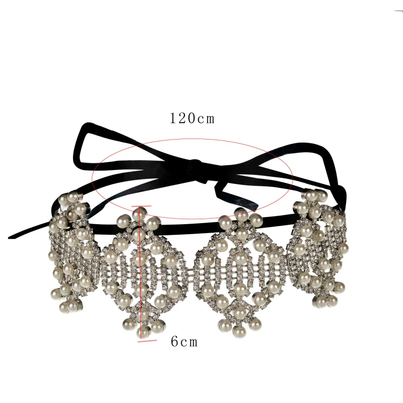 Трендовая модная с кристаллами и жемчугом женские ожерелья-Чокеры Роскошные чокер массивное ожерелье колье массивные украшения