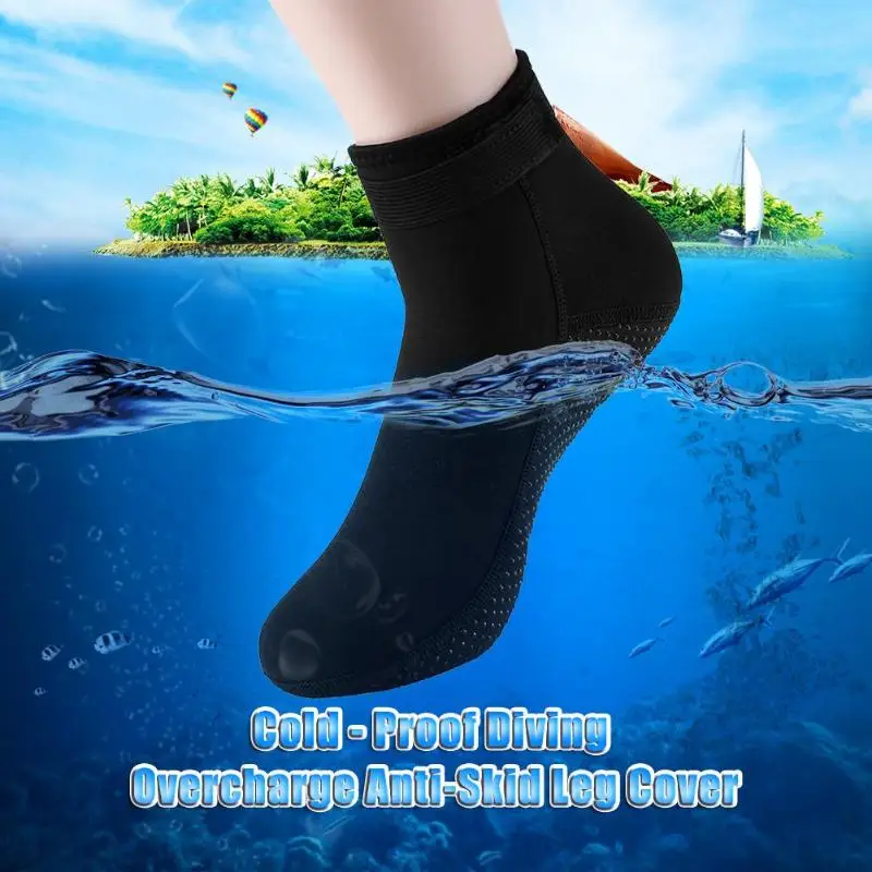 1 пара носки для плавания гидрокостюм для дайвинга неопреновые носки для дайвинга предотвращают царапины согревающие носки для подводного