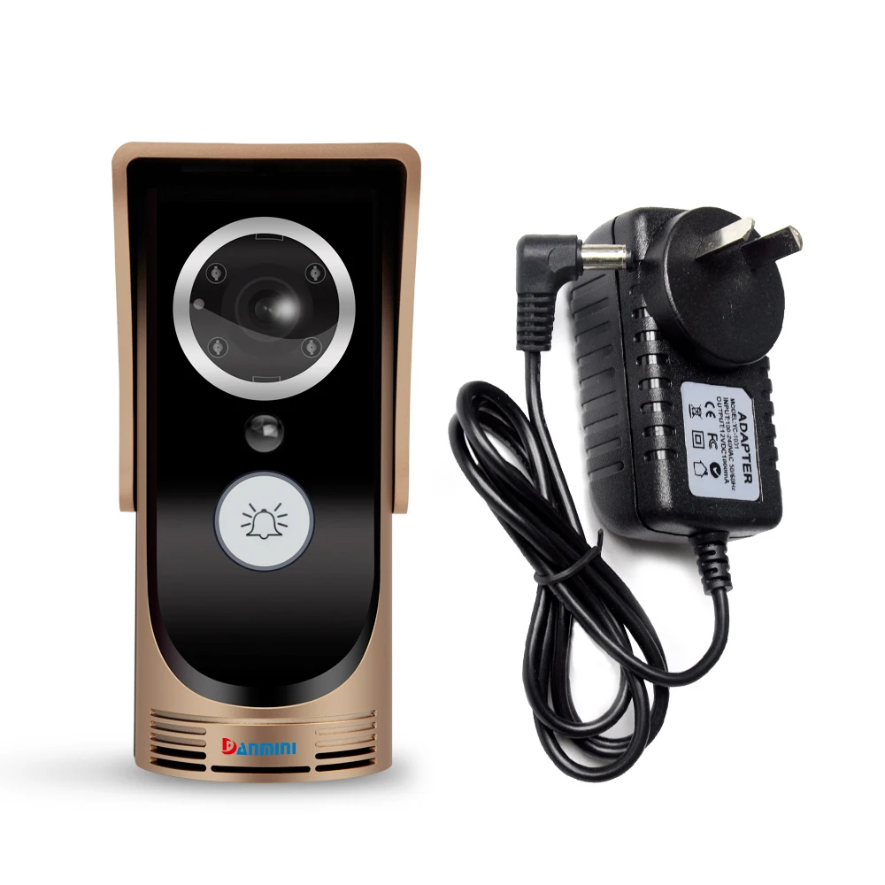

WiFi Video Doorbell 720P Remote Unlock PoE Waterproof Night Wireless 145 degree Intercom iOS Android Phone PC Door Bell