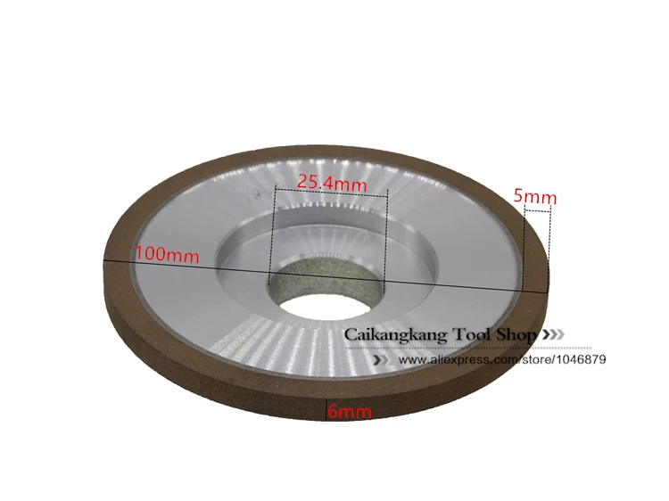 150% 100*25,4*6 алмазные шлифовальные круги вогнутой выпуклой формы шлифовальный круг шлифовальный твердосплавный Пробивной шлифовальный станок аксессуары