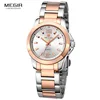 Megir Simple Steel Quartz Wrist Watches for Women Minimalism Analogue Watch for Woman Clock Hour Waterproof Relogios 5006L-7N0 ► Photo 2/6