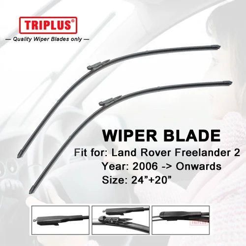 Wiper Blade for Land Rover Freelander 2 (2006 Onwards) 1set 24"+20