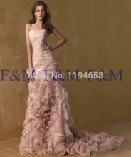 2016 Sexy Lady New Fashion Classic Trägerlosen Rüschen Rosa Sleeveless Lange Hochwertigen Bodenlangen Pageant Abendkleider
