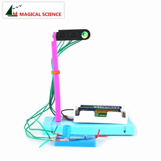 

wholesale Fun physics experiment Traffic lights DIY materials,home school educational kit,best gift for your kids