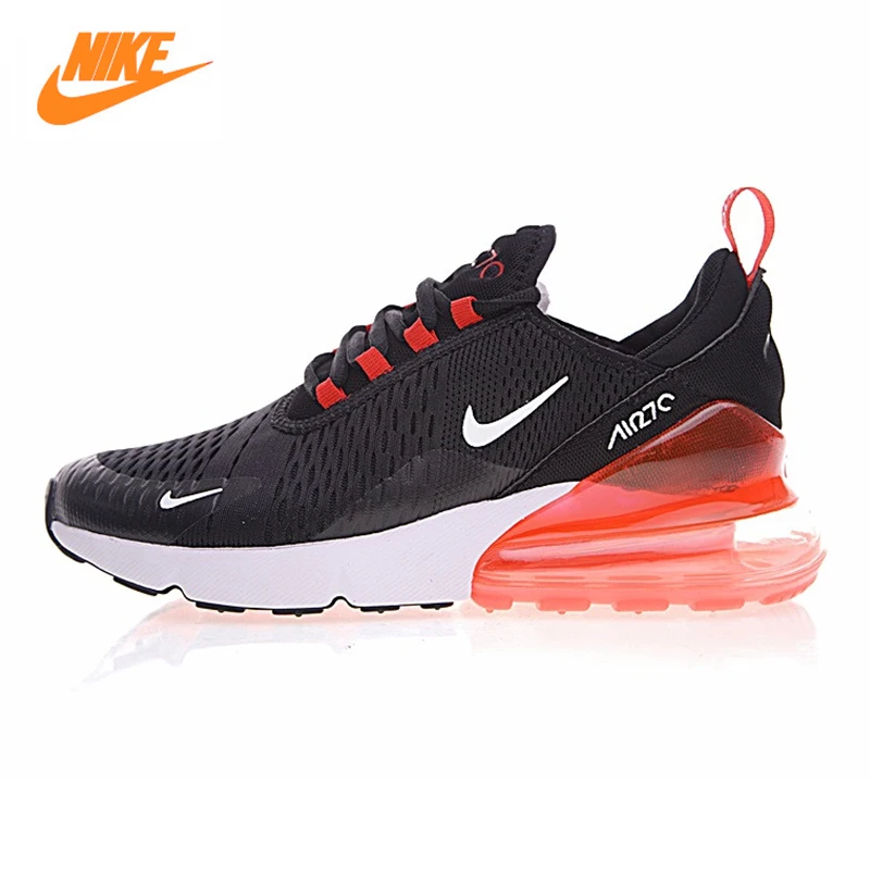 

Nike Air Max 270 Men's Running Shoes, Black & Red, Shock Absorption Non-Slip Wear-resistant Breathable Lightweight AH8050 006