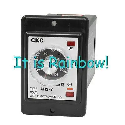 

Free Shipping Panel Mounted DPDT 8P 60Sec 0-60S Timing Time Relay AC 220V w LED Indicator