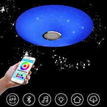 Smart Bluetooth Ceiling Light LED Modern Simple Ultra-thin APP+Remote Music Light Children's Room Living Room Bedroom Light