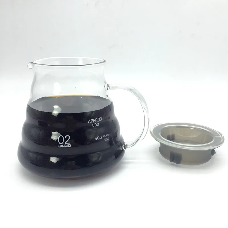  580ML large capacity glass coffee pots / Creative clouds shapes a kettle coffee percolator and tea pot kitchen tools 