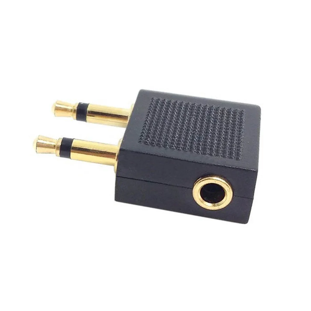 

Golden Plated Airline Airplane Flight Headphone Adapters