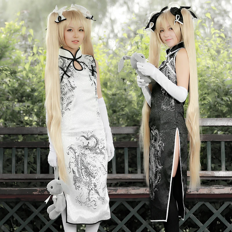Kasugano Sora костюмы для косплея Чонсам японское аниме в одиночестве женские