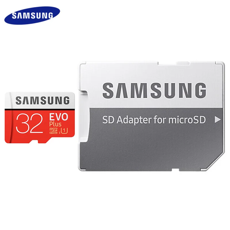 Дешевый 100% Оригинальные карта памяти Samsung EVO PLUS 64 GB 128 GB 256 GB U3 чтения Скорость 100 м с Micro SD Card Class 10 UHS I 32 Гб карты памяти