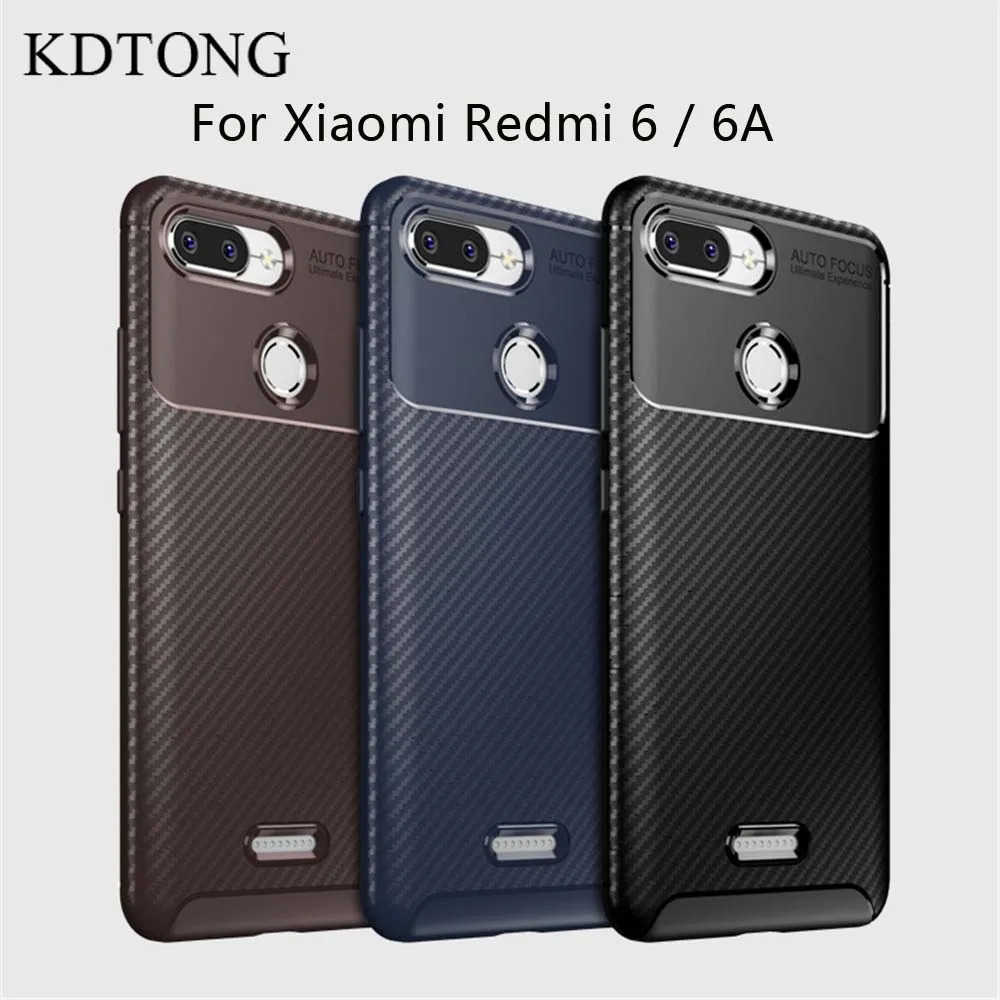 

KDTONG Case For Cover Xiaomi Redmi 6 6A Case Fashion Soft Silicone TPU Shockproof Cover Coque For Xiaomi Redmi 6A 6 Case Cover