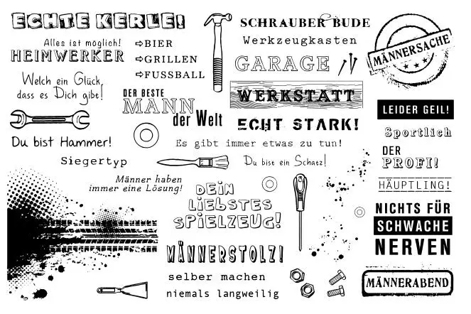 

German text tool Clear Stamps Scrapbook Paper Craft Clear stamp scrapbooking X0299