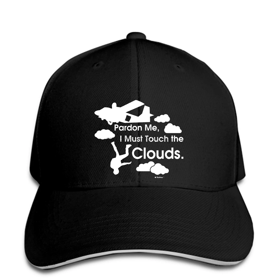 

Baseball cap Skydiving Gift Pardon Me I Must Touch the Clouds Baseball caps For Men (4 Colors)