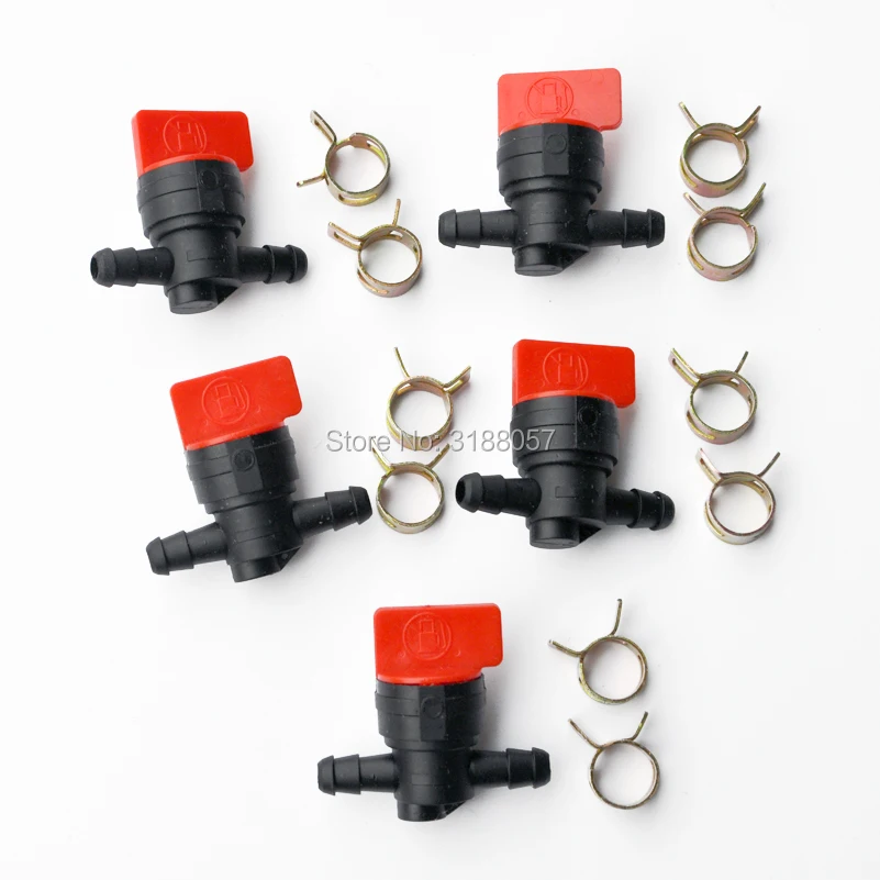 1/4" Inline Straight Gas Fuel Engine Cut Off Shut Off Valve Lawn Mower