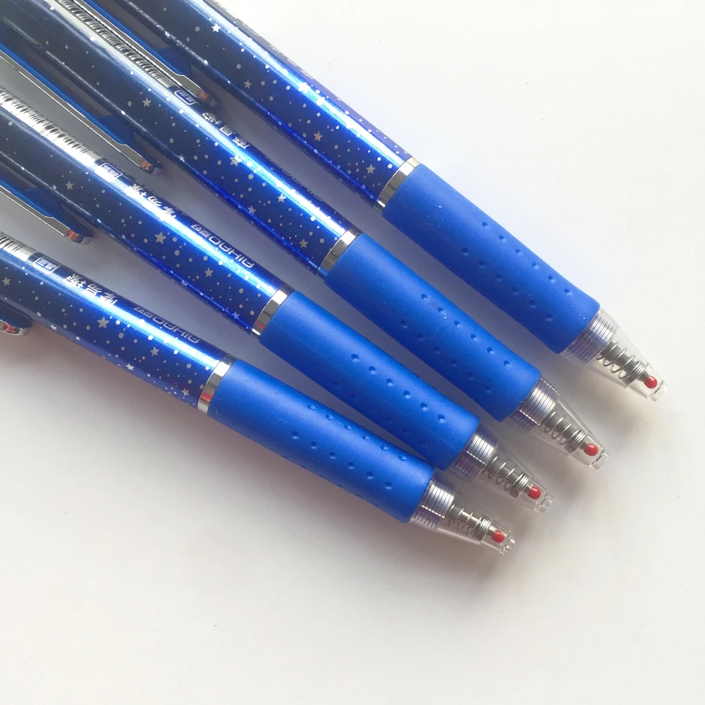 1X ручка звездного неба со стираемым гелем ручка для школы и офиса канцелярские принадлежности для студентов бизнес гелевая ручка синие чернила 0,5 мм