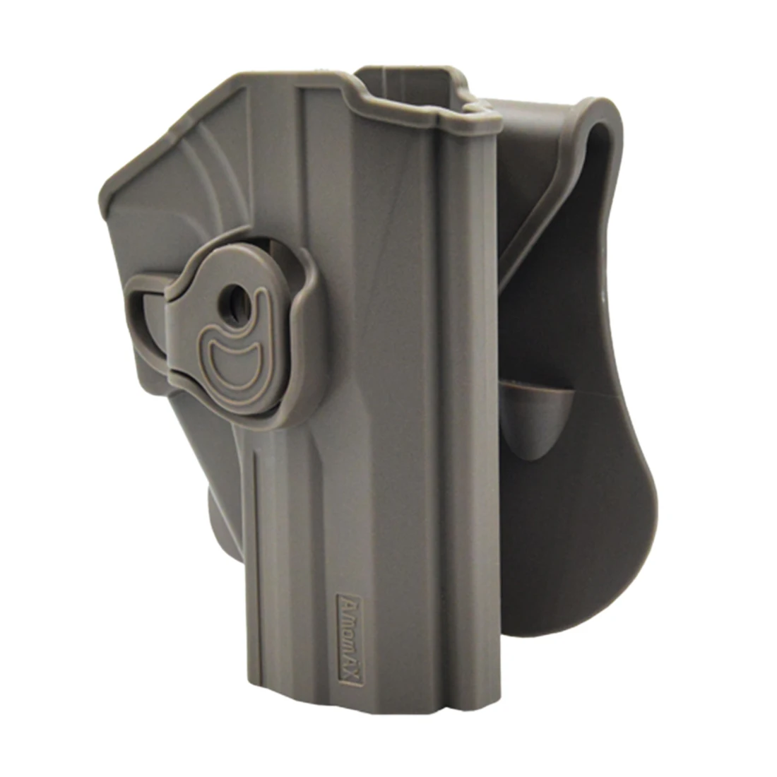 

Amomax Adjustable Tactical Holster for KWA/Umarex USP Full Size and USP Compact Airsoft -Right-handed Tan(only with waist plate)