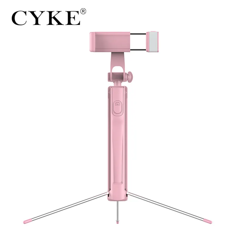 

CYKE 3 in 1 Wireless Bluetooth Fill Lifht Selfie Stick Foldable Handheld Monopod Extendable Mini Tripod For iPhone 8 X 7 6s Plus