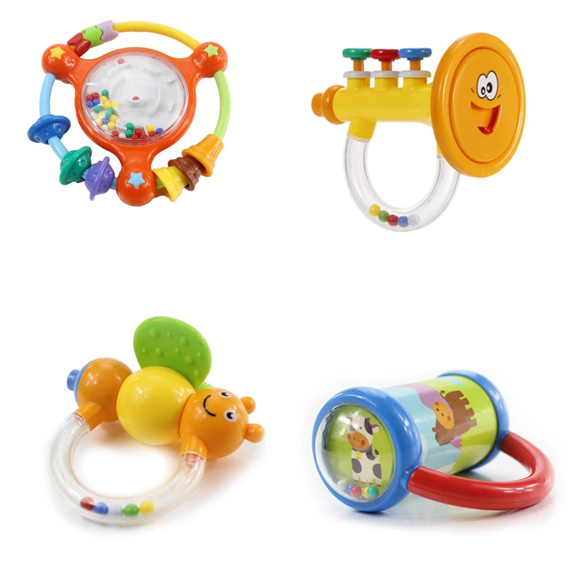 

Baby Toys Baby Rattle/ Mobile Newborn Toys Hand Bells 0-12 Months Develop Baby Intelligence Toys Shake Rattle Education 1 Set