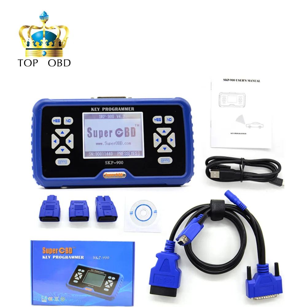 

Promotion! Original SuperOBD SKP900 Auto Key Programmer V4.5 SKP 900 Key Programmer NO Tokens Limitation Support Almost All Cars
