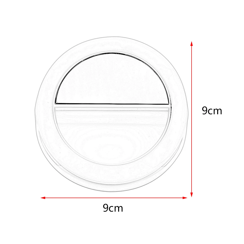 XJ06 портативный размер Регулируемая селфи камера телефон фотография кольцо свет кольцо для смартфонов свет для Iphone для samsung