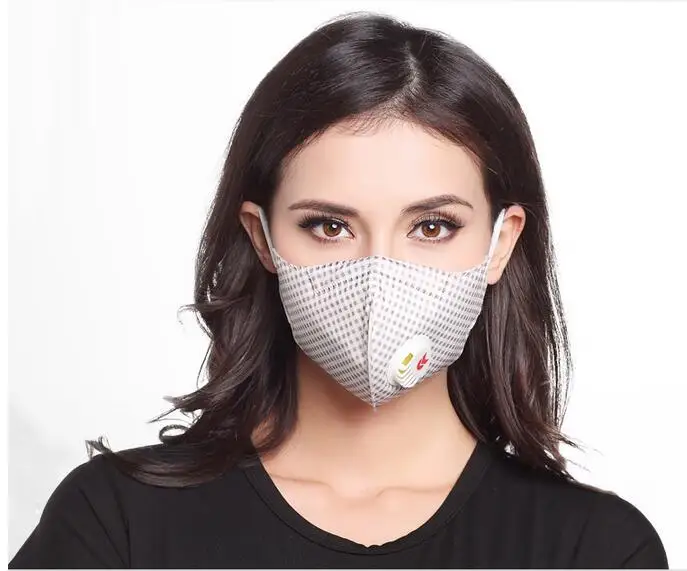 Beste Pm2.5 Adem Valve Filte Mond Anti waas Wegwerp Maskers Anti Stof Mond moffel Respirator Griep Gezichtsmasker Voor mannen Vrouwen Outdoor