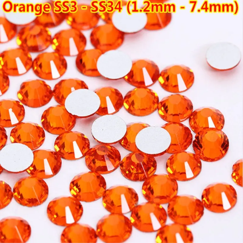 

1440pcs 19.mm-2mm ss6 Swarovsky Nail Crystals Glass Mixed Size Nail Gems ab Nail Rhinestones Strass Nail Art Atacado Decorations