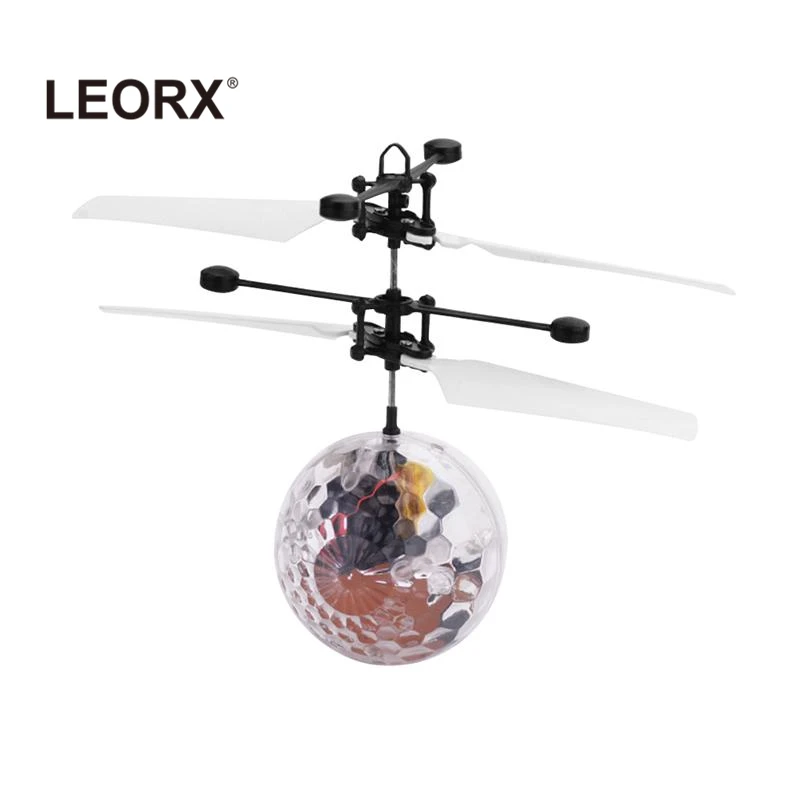 

Whirly Ball EpochAir Crystal Flashing LED Light Flying Induction Disco Ball Built-in Shinning LED Lighting RC flyjing toys ball