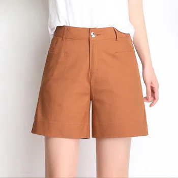 

Female Wide Leg Summer Quad Pants 2019 New Pattern High Waist Loose