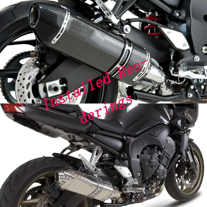 Глушитель для мотоцикла выхлопная труба средней связи Yamaha FZ1 Fazer FZ1N FZ1S 2006 2007 2008 2009