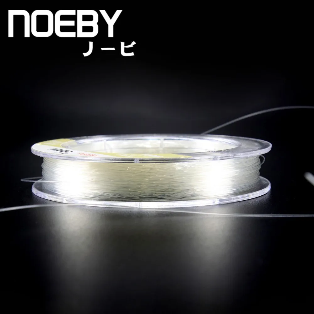 Noeby العلامة التجارية 100 متر اليابان الفلوري الكربون الصيد خط 6-32Lb حيدة الكارب زعيم سلك خط منخفضة التمدد