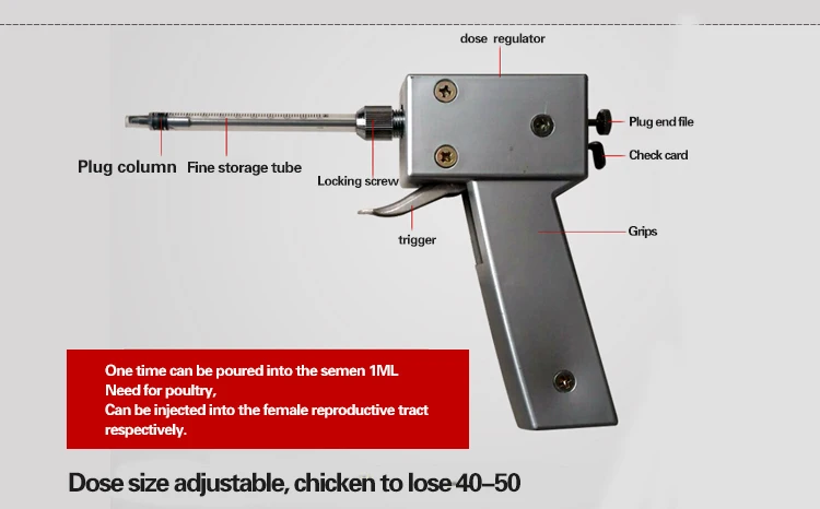 Адаптер для искусственного осеменения курицы hv3n для птицы курицы с непрерывным осеменением пистолет птица набор инструментов