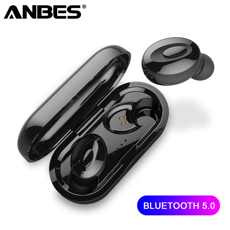 наушники вкладыши TWS Bluetooth Беспроводной спортивные 5 0 гарнитура с микрофоном для