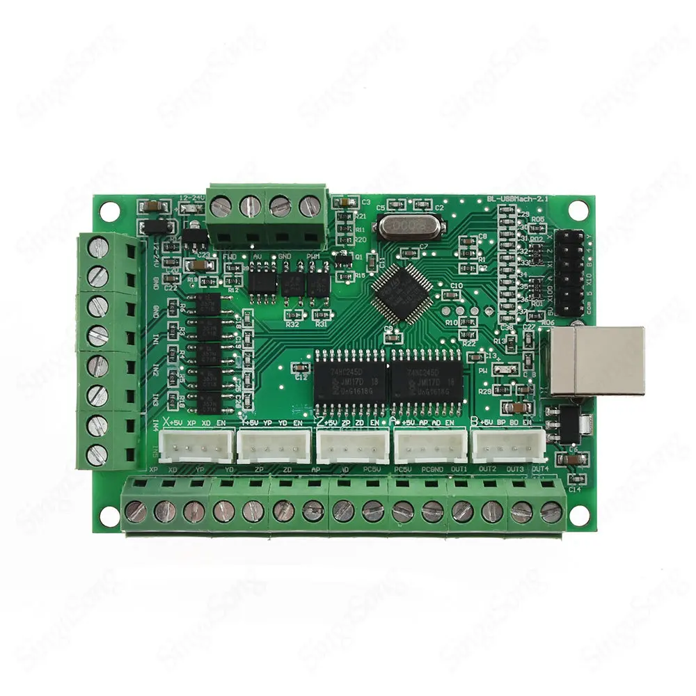 5 Axis MACH3 CNC Breakout Board Card 1000KHz USB машина для гравировки карт управления