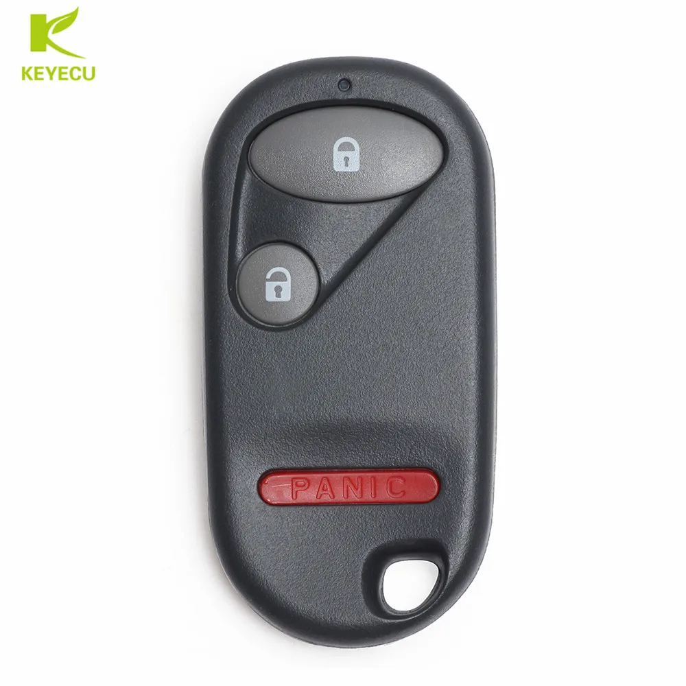 KEYECU Replacement 2+PANIC Button KEYLESS REMOTE FOB TRANSMITTER for HONDA CIVIC 1996-2000 ACCORD 1994-1997 FCC ID: A269ZUA106