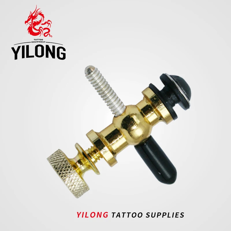 Yilong Brand New Pro 1pcs Tattoo Spring Screw Polishing Front Contact Binding Post For Tattoo