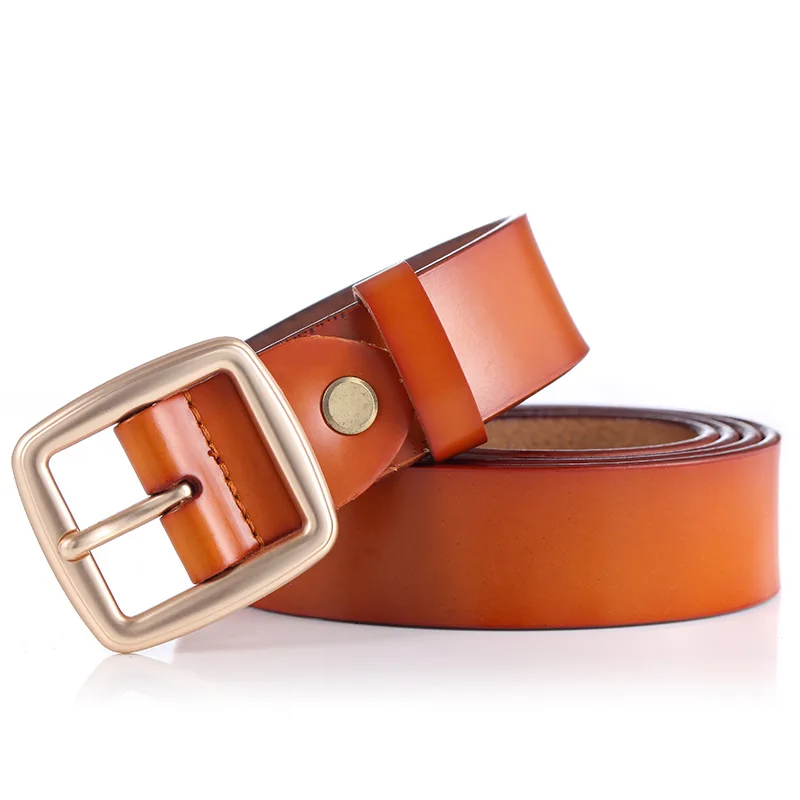 Ремень COWATHER из натуральной воловьей кожи для женщин 2019|pin buckle|belt cowbrand women belt |