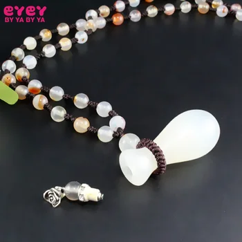 

1pcs White Crystal Essential Oil Aroma Diffuser Bottle NecklacePerfume Bottle Necklace Aromatherapy for Women